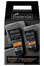 Духи, Парфюмерия, косметика Набор с витамином С - Bielenda Only For Men Extra Energy (cr/50ml + cleans/gel/150ml)