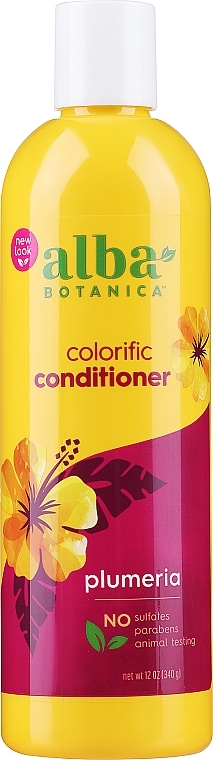 Кондиціонер відновлюючий «Плюмерія» - Alba Botanica Natural Hawaiian Conditioner Colorific Plumeria