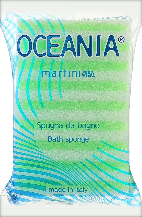 Масажна губка для тіла, зелена - Martini Spa Body Massage Sponge — фото N1