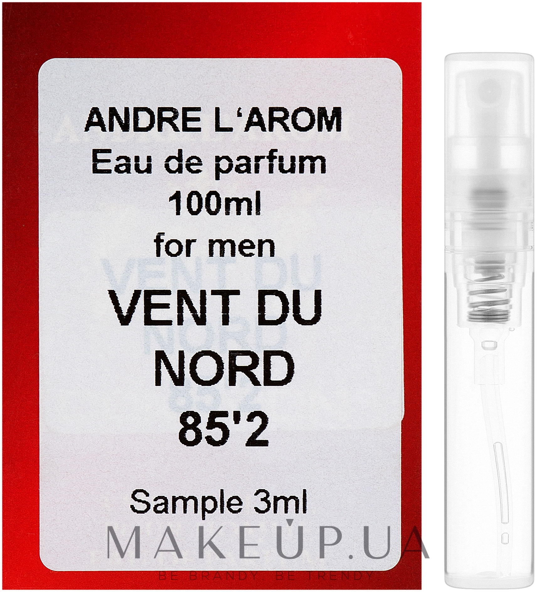 Andre L`Arom Vent du Nord "85'2" - Парфюмированная вода (пробник) — фото 3ml