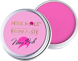Паста для брів - Nikk Mole Neon Pink Brow Paste — фото N1