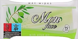 Духи, Парфюмерия, косметика Влажные салфетки для лица с оливковым маслом - Areon Mon Wet Wipes Face
