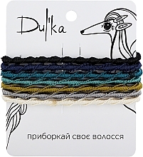 Парфумерія, косметика Набір різнобарвних гумок для волосся UH717782, 7 шт - Dulka