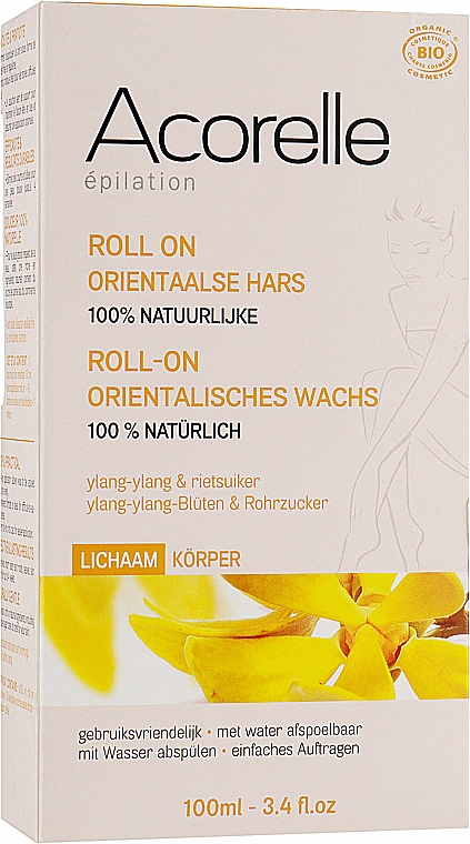 Цукровий віск "Східний іланг" у касетах - Acorelle Roll On Ylang Oriental Body Wax — фото N1