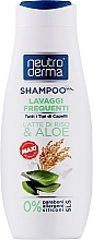 Шампунь для волосся "Рисове молоко та алое" - Neutro Derma Shampoo — фото N1
