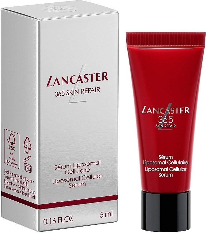 ПОДАРОК! Липосомальная сыворотка для лица - Lancaster 365 Skin Repair Liposomal Cellular Serum (мини) — фото N1