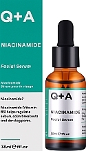 УЦЕНКА Сыворотка с ниацинамидом - Q+A Niacinamide Serum * — фото N2