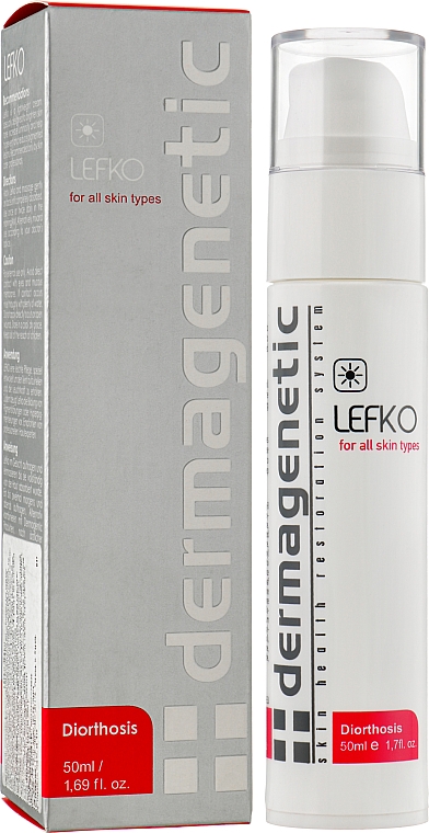 Гель-крем для лица с отбеливающим эффектом - Dermagenetic Microbiome Repair Lefko Cream — фото N2
