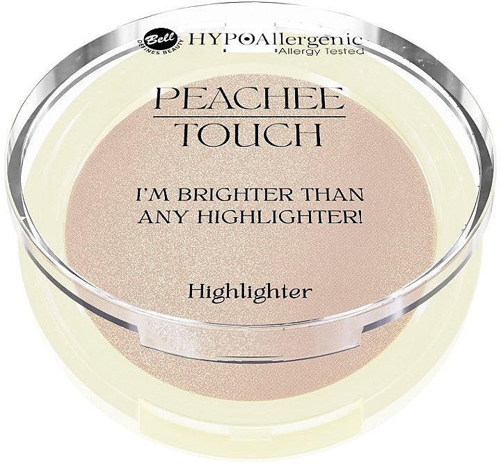 Хайлайтер для обличчя й тіла - Bell HypoAllergenic x Peachee Touch Highlighter — фото N1