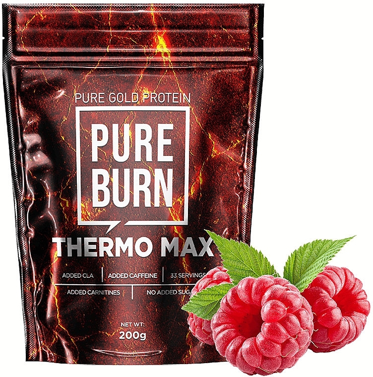 Диетическая добавка для контроля веса, малина - PureGold Pure Burn Thermo Max Raspberry — фото N1
