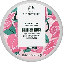 Масло для тела "Британская роза" - The Body Shop British Rose Body Butter 96h Nourishing Moisture — фото N2