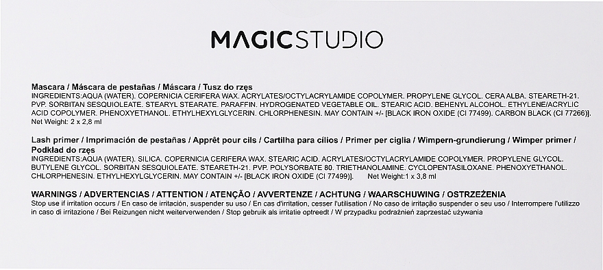 Набір - Magic Studio Eye Trio Set Plump, Prime, Curl (mascara/2x2.8ml + primer/3/.8ml) — фото N3
