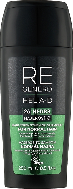 Укрепляющий шампунь для нормальных волос - Helia-D Regenero Normal Hair Strenghtening Shampoo — фото N1