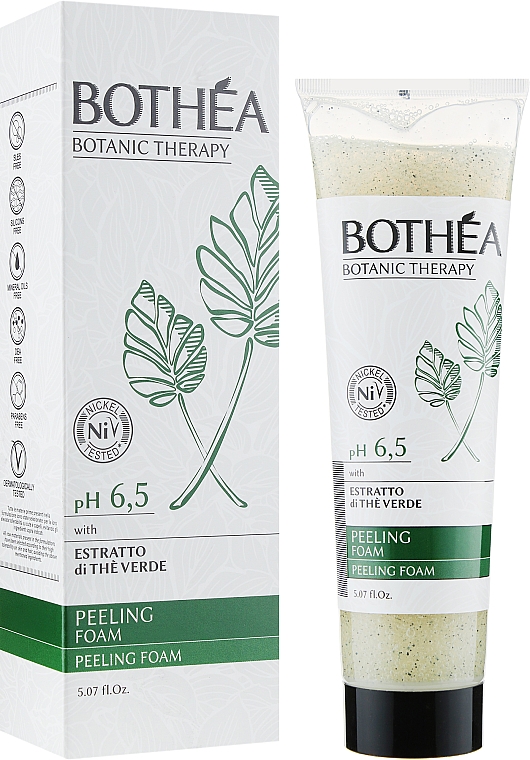 Пінка-пілінг з екстрактом далекосхідного зеленого чаю - Bothea Botanic Therapy Peeling Foam pH 6.5 — фото N2