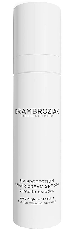Восстанавливающий солнцезащитный крем для лица - Dr Ambroziak Laboratorium Repair Cream SPF 50+ — фото N1
