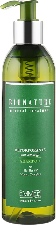 Шампунь проти лупи з олією чайного дерева - Emmebi Italia BioNature Shampoo Anti-Forfora — фото N1