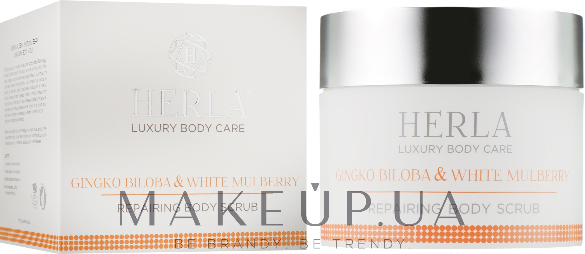 Скраб для тіла - Herla Luxury Body Care Gingko Biloba & White Mulberry Body Scrub — фото 200ml