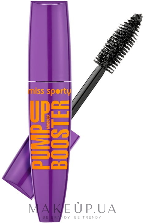 Туш для вій - Miss Sporty Booster Pump Up Mascara — фото 001 - Extra Black