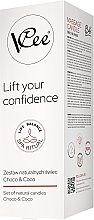 Набор натуральных свечей - Vcee Lift Your Confidence Choco & Coco (candle/80g + candle/100ml) — фото N1