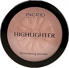 Духи, Парфюмерия, косметика Компактная пудра - Ingrid Cosmetics HD Beauty Innovation Shimmer Powder