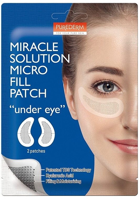 Патчи для области вокруг глаз - Purederm Miracle Solution Micro Fill patch Under Eye — фото N1