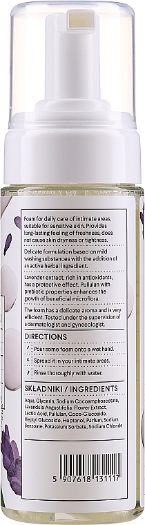 Піна для інтимної гігієни "Лаванда і молочна кислота" - Vis Plantis Intimate Hygiene Foam — фото N4