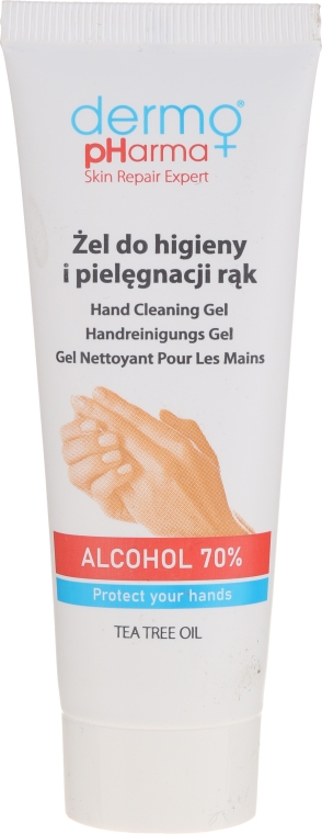 Гель для гигиены рук с маслом чайного дерева - Dermo Pharma Skin Repair Expert Hand Cleansing Gel — фото N1