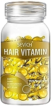 Парфумерія, косметика Золоті капсули для волосся "Лікування волосся" - Sevich Hair Vitamin With Morocan Oil & Jojoba Oil