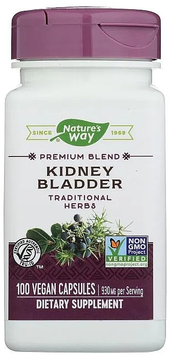 Пищевая добавка "Травяной диуретик" - Nature's Way Kidney Bladder — фото N2