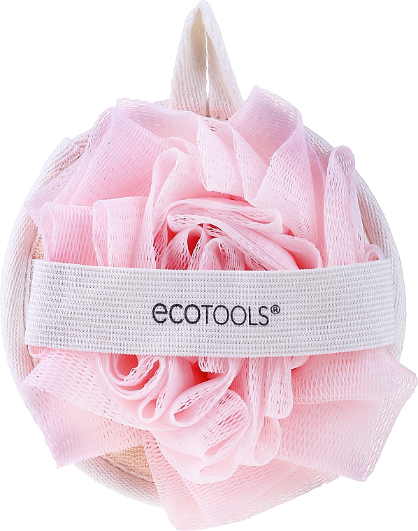 Мочалка для душа двухсторонняя, розовая - EcoTools Dual Cleansing Pad — фото N1