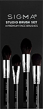 Парфумерія, косметика Набір пензлів для макіяжу, 4 шт. - Sigma Beauty Studio Brush Set