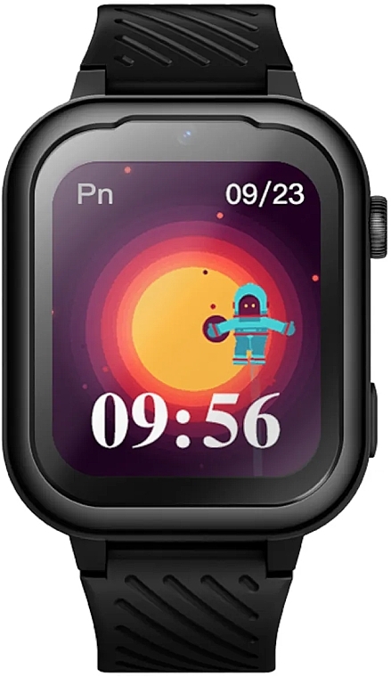 Смарт-часы для детей, черные - Garett Smartwatch Kids Essa 4G — фото N1