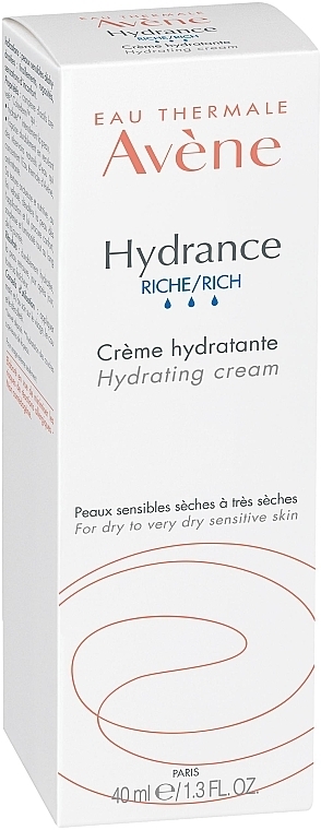 УЦЕНКА Увлажняющий крем "Гидранс Рич" - Avene Hydrance Rich Hydrating Cream * — фото N3