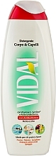 Гель для душа и волос с антибактериальным эффектом - Vidal Antibacterial Body & Hair Cleanser Mint & Lime — фото N1