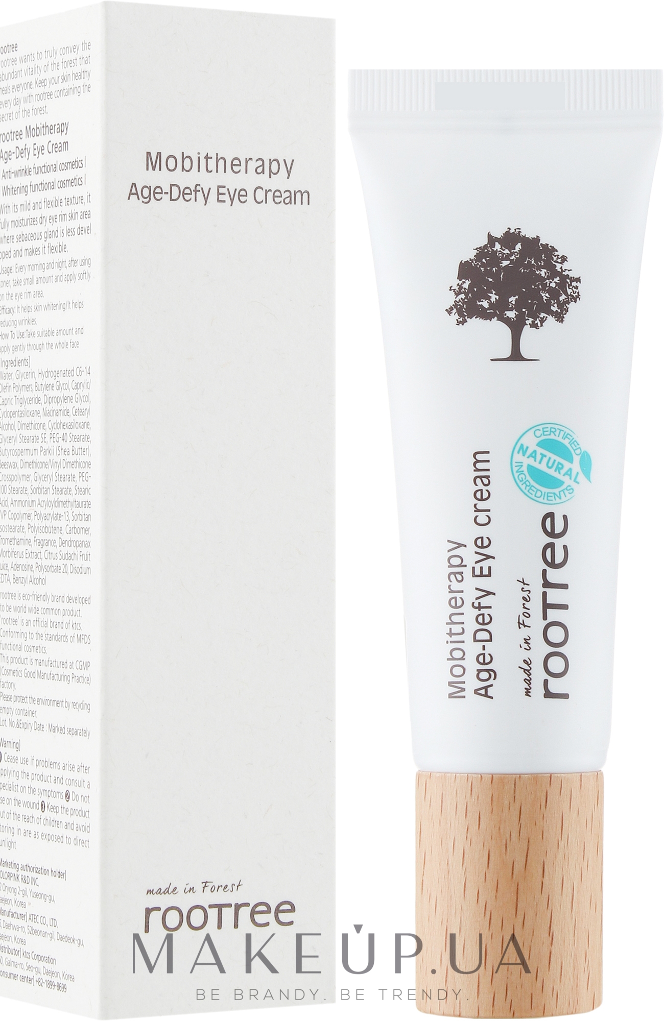 Антивозрастной крем для кожи вокруг глаз - Rootree Mobitherapy Age-Defy Eye Cream — фото 20g