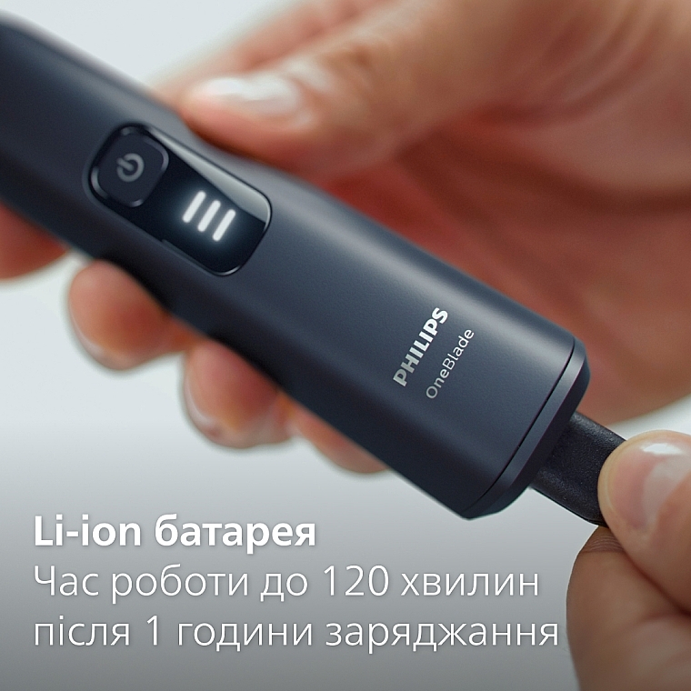 Електростанок для обличчя і тіла - Philips OneBlade Pro 360 QP6652/61 — фото N12