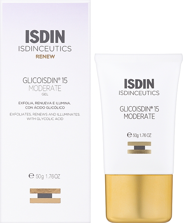 Гель для лица с эффектом пилинга 15 % - Isdin Isdinceutics 15 Moderate Peeling Effect Face Gel — фото N2