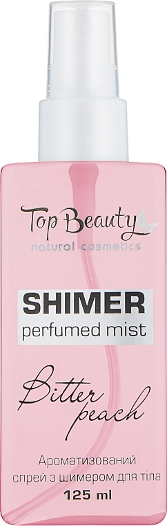 Спрей ароматизований із шиммером для тіла "Bitter Peach" - Top Beauty Shimer Perfumed Mist — фото N1