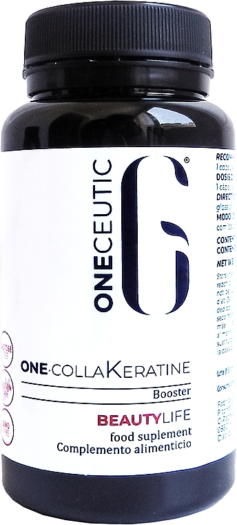 Пищевая добавка для кожи и волос - Oneceutic One Colla Keratine Booster Beauty Life Food Suplement — фото N1
