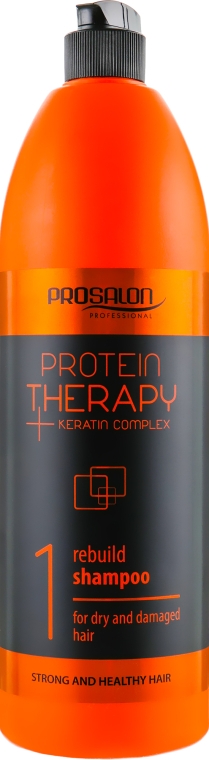 Бессульфатный шампунь для волос - Prosalon Protein Therapy + Keratin Complex Rebuild Shampoo — фото N3