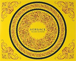 Versace Yellow Diamond - Набір (sh/gel/50ml + b/lot/50ml + edt/50ml) — фото N1