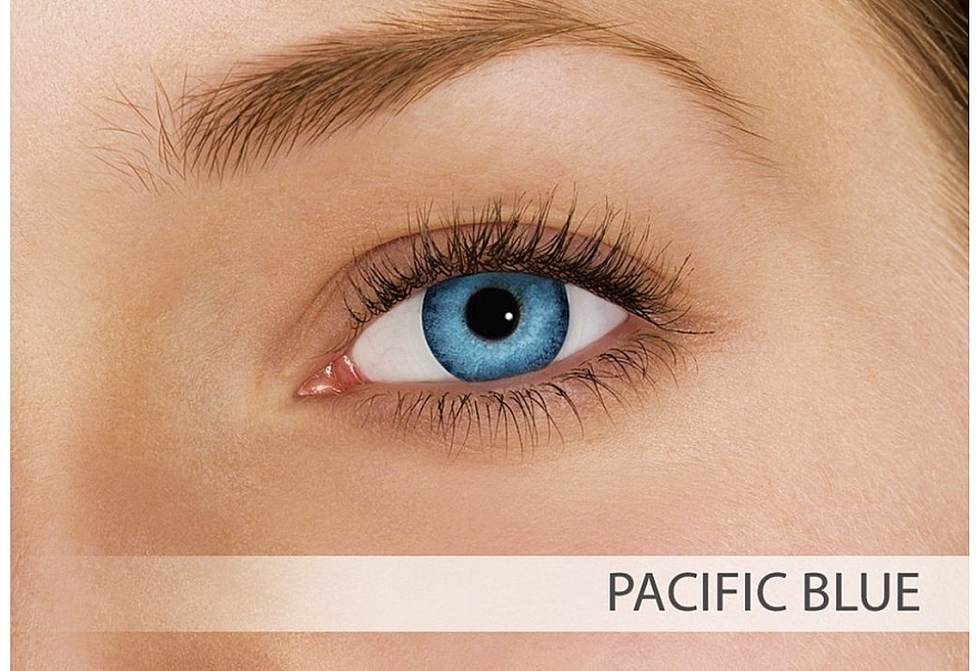 Кольорові контактні лінзи, 2 шт., pacific blue - Alcon FreshLook Dimensions — фото N2