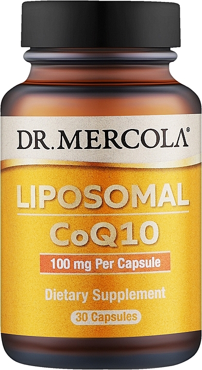 Диетическая добавка "Липосомальный коэнзим", 100 мг - Dr. Mercola Liposomal CoQ10 — фото N1