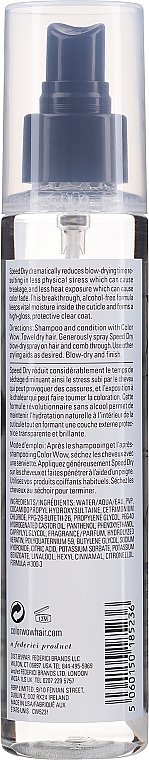 Спрей для быстрой сушки волос феном - Color WOW Speed Dry Blow-Dry Spray — фото N2