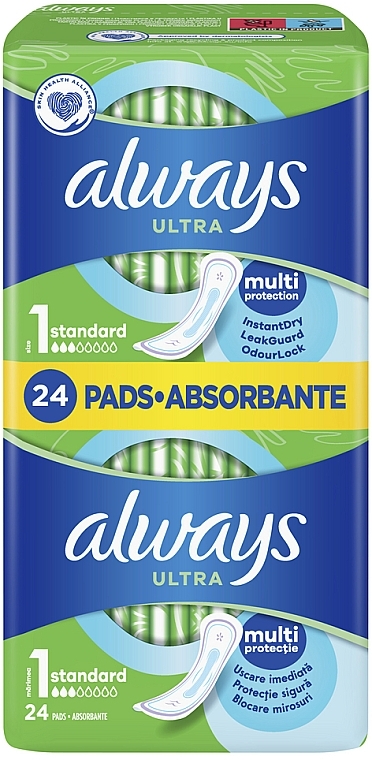 Гігієнічні прокладки, 24 шт. - Always Ultra Standard — фото N1