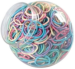 Набор разноцветных резинок "Pastel", 42096, 600 шт - Top Choice Hair Bands — фото N1
