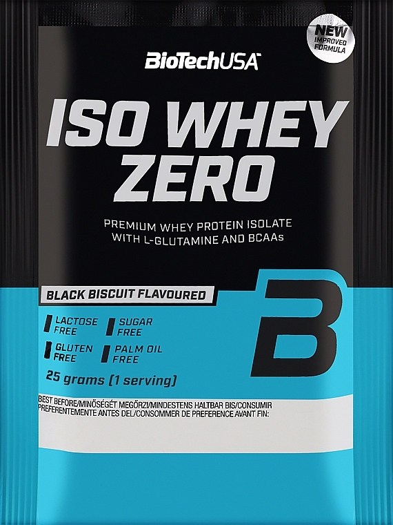 Протеїн "Чорний бісквіт" - BiotechUSA ISO Whey Zero Lactose Free Black Biscuit Protein — фото N1