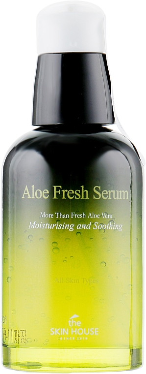 Зволожувальна та заспокійлива сироватка з екстрактом алое - The Skin House Aloe Fresh Serum — фото N2
