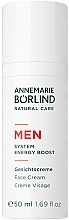 Парфумерія, косметика Антивіковий крем для обличчя - Annemarie Borlind Men System Energy Boost Face Cream
