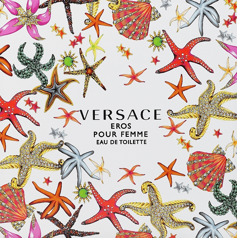 Versace Eros Pour Femme - Набір (dt/100ml + b/lot/150ml) — фото N1
